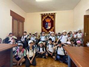 Visita escolar al Ayuntamiento de Villamantilla en Primaria